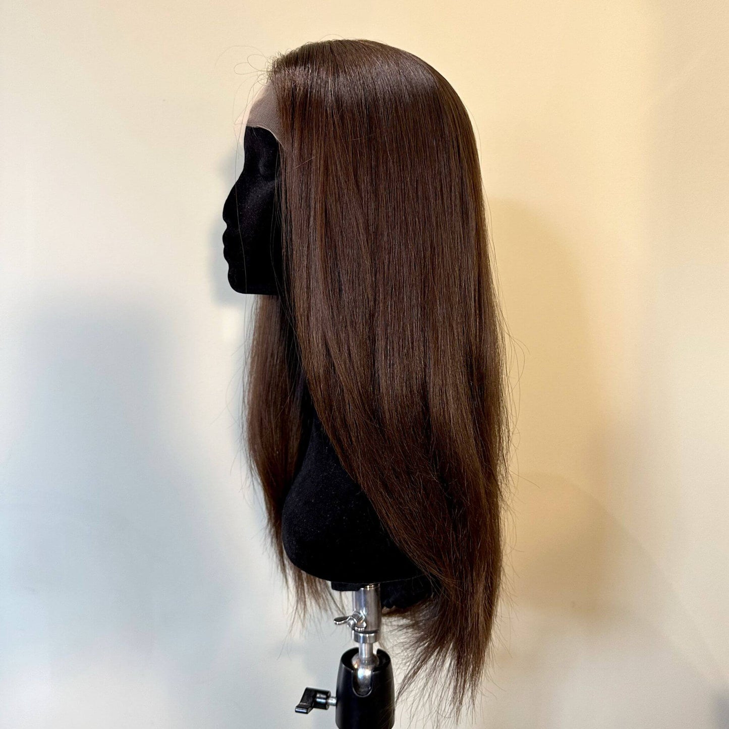 i-Wig by Erica Luxembourg in 16'' shade 4 Chocolate Brown ( Wefted) Small Cap