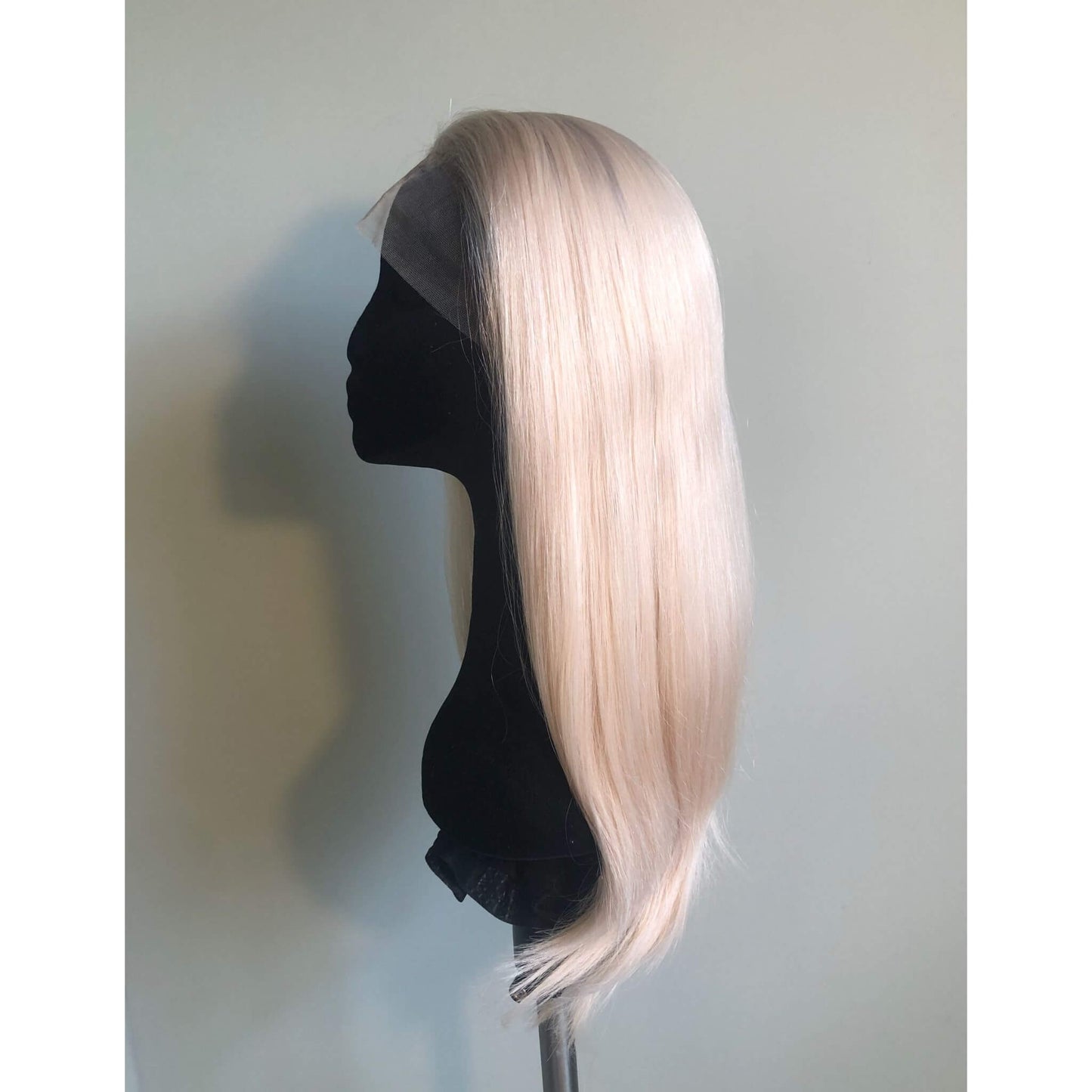 i-Wig by Erica Luxembourg in 16'' White Platinum Rooted ( Hand-Tied) Medium Cap