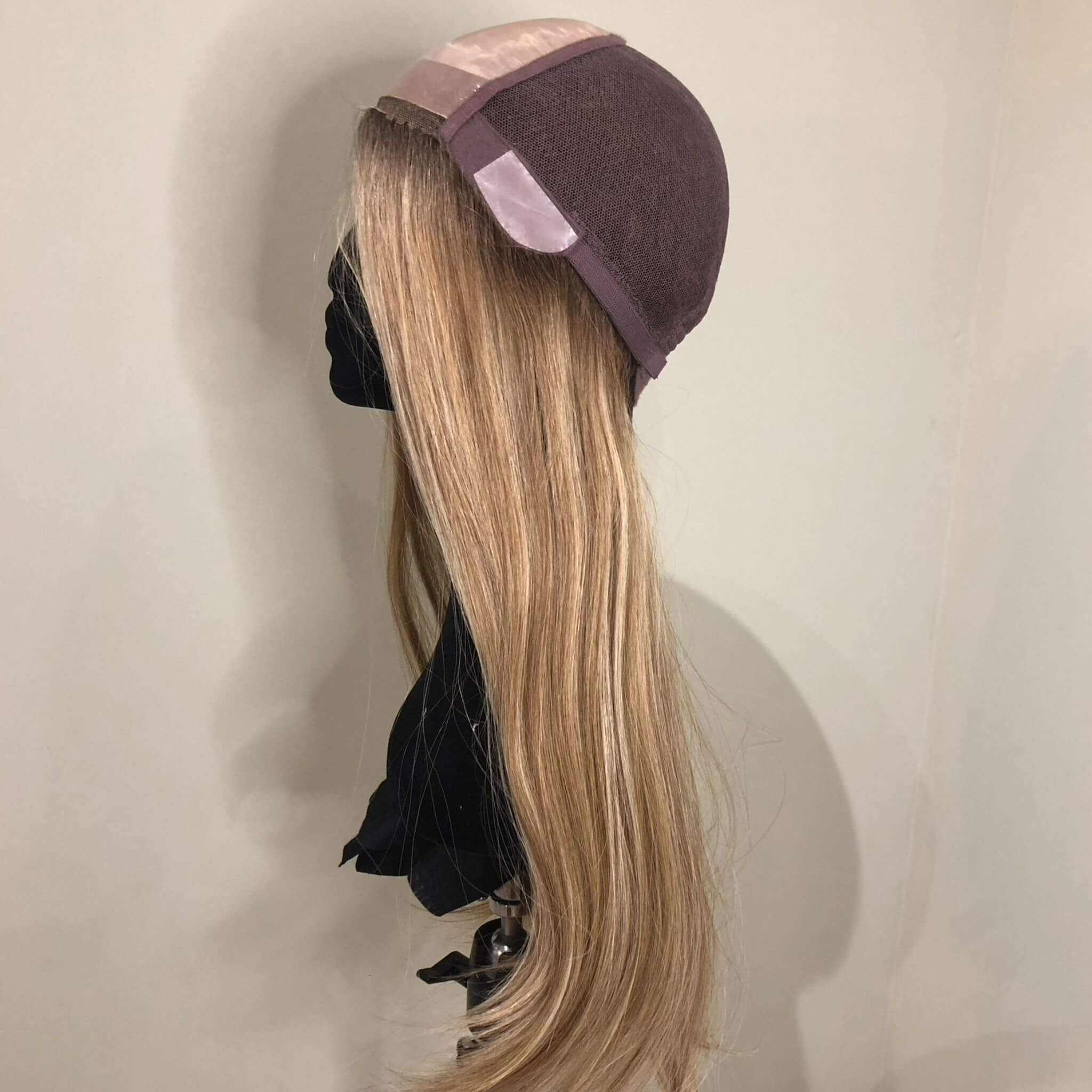 Dimples Adele Remy Human Hair Lace Front Hand Tied Long Wig