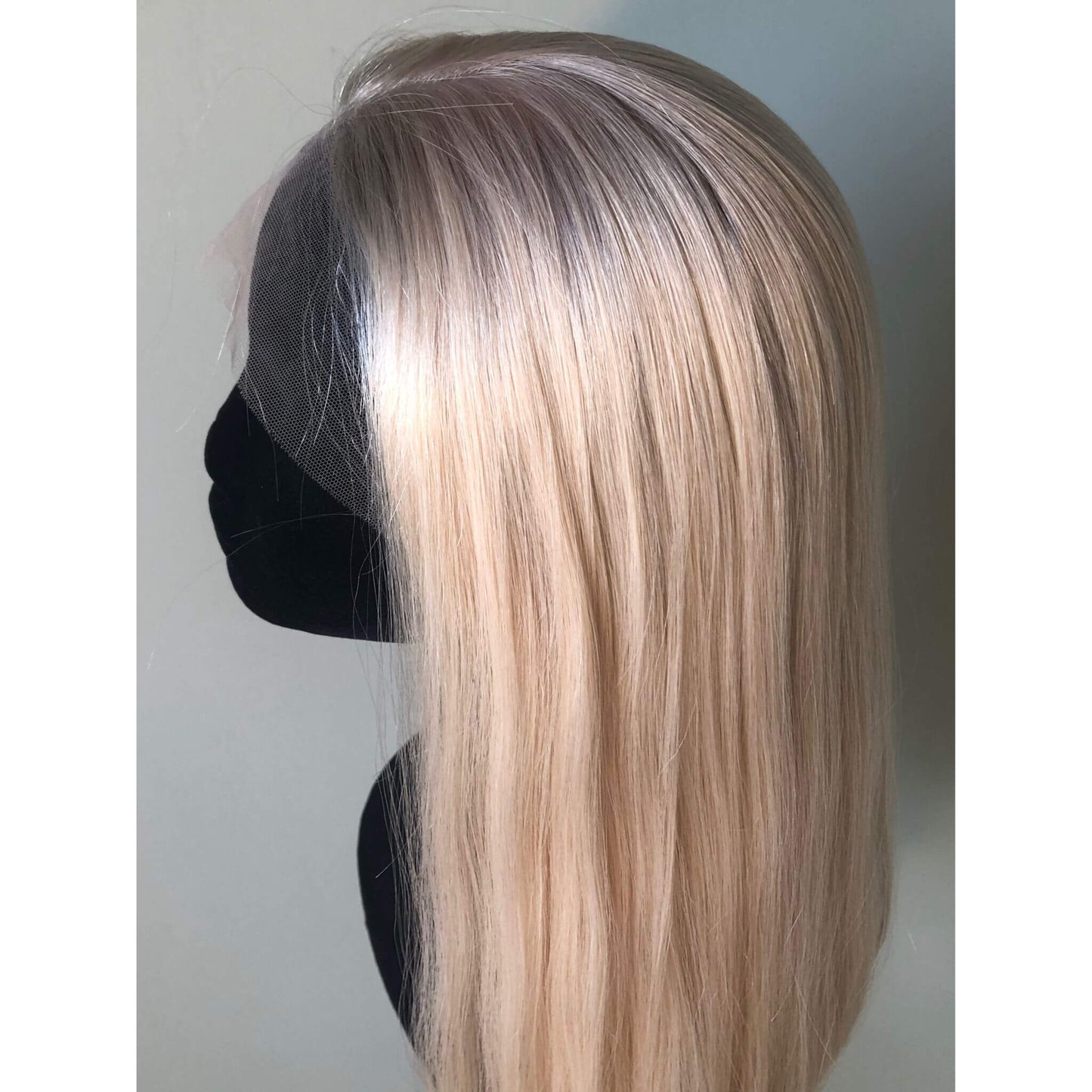 i-Wig by Erica Luxembourg in 16'' White Platinum Rooted ( Hand-Tied) Medium Cap